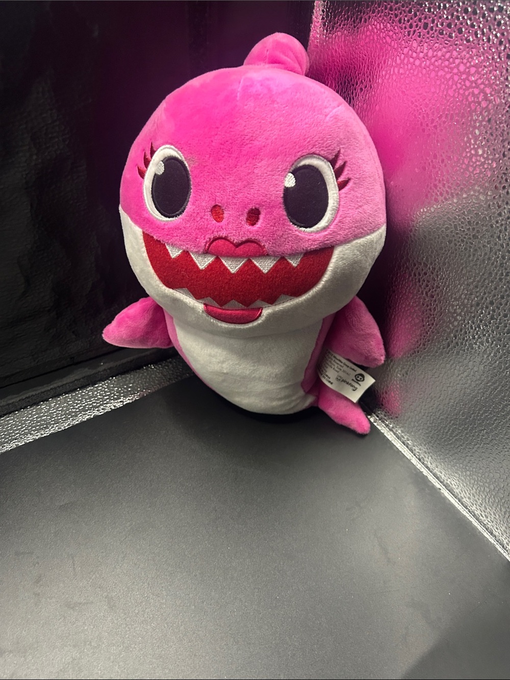 Pink Plush Shark Stuffed Animal - Soft Baby Shark Toy